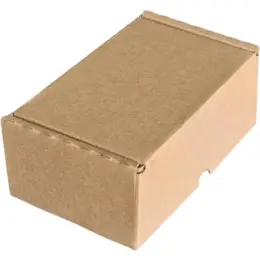Shipping Box - Small Rectangle Brown Closed